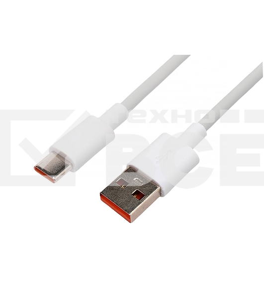 Кабель USB2.0 Cablexpert CC-USB2-AMCM-66W-1.8M-W,  AM/Type-C, 6A, 66Вт, QC3.0, 1.8м, медь, белый, пакет
