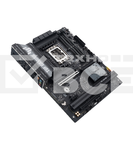 Материнская плата ASUS TUF GAMING B860-PLUS WIFI, LGA 1851, Intel B860, 4xDDR5, 4xSATA, 3xM.2, 1xPCIe 5.0 x16, 1xPCIe 4.0 x16, 1xDP, 1xHDMI, 1x 2.5Gb LAN, 1xUSB 20Gbps, 2xUSB 10Gbps, 3xUSB 5Gbps, 2xUSB 2.0, 5x3.5 мм, 7.1, ATX