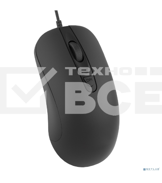 Мышь проводная CBR CM 110 черный, 2400 dpi, USB, кнопки - 4