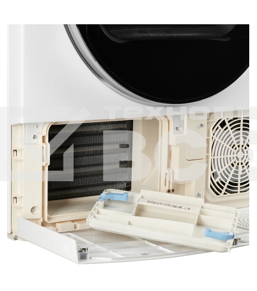 Сушильная машина Kuppersberg DM 560 W белый, 8 кг, сушка - конденсационная, программ - 15, 59.5 x 84.5 x 56.6 см