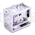 Корпус без блока питания JONSBO C6 MAX Handle, Mini-Tower, TG, no fan, 1xUSB-A 3.0 + 1xUSB-C 3.1, mATX, mITX White, фото19