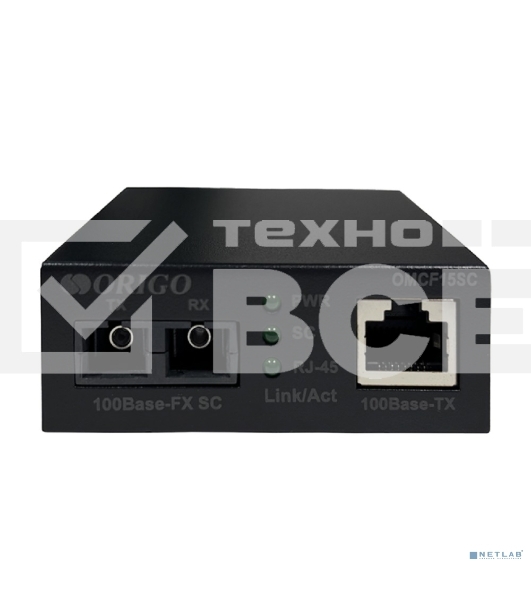 Медиаконвертер ORIGO OMCF15SC/A1A 100Base-TX/100Base-FX (SC), 1310 нм, одномод, до 15 км