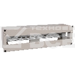 Панель электрораспределительная ITK 3U с DIN-рейкой серая, фото 1