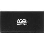 Внешний корпус mSATA AgeStar 3UBMS2 черный, алюминий, черный USB 3.0, фото8