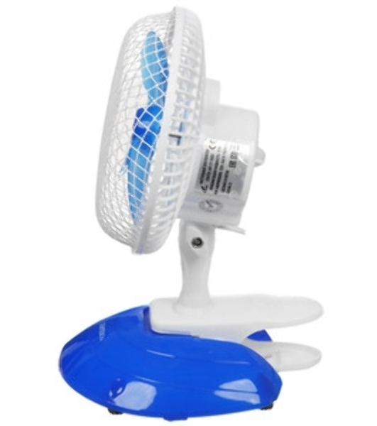 Вентилятор Centek CT-5003 синий/белый, настольный, 20 Вт, 2 скорости, 15 см