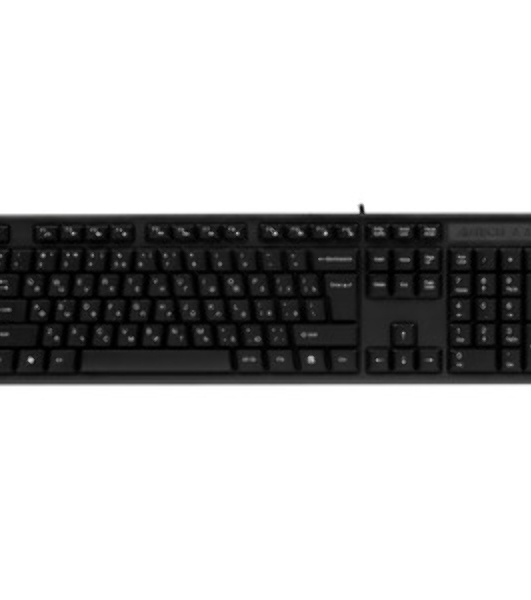 Клавиатура проводная A4Tech KKS-3, USB, черный
