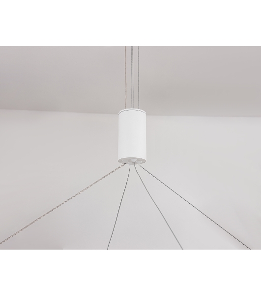 Подвесной светодиодный светильник Ambrella light FL5855 WH белый 40W 3000K/4200K/6400K D800*860 (без ПДУ)