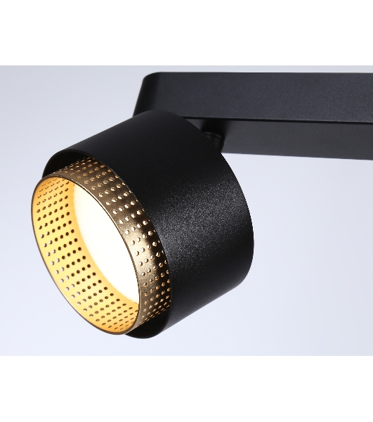 Светильник Ambrella light TN71288/2 BK/GD черный/золото GX53/2 max 12W 270*95*137