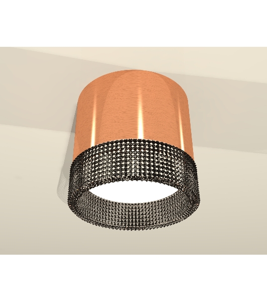 Светильник Ambrella Light XS8122021 PPG/BK золото розовое полированное/тонированный GX53 (C8122, N8484)