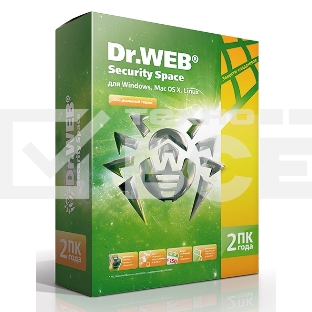 ПО DR.WEB Security Space 2 ПК/2 года (BHW-B-24M-2-A3)