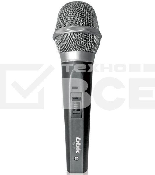 Микрофон проводной BBK CM124 3м серый