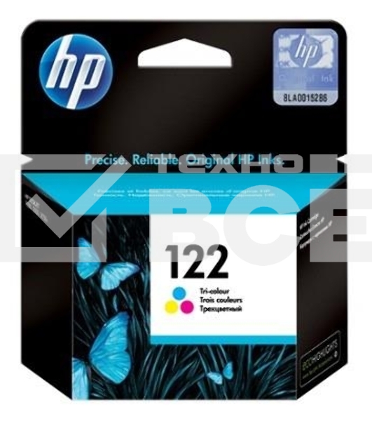 Картридж струйный HP 122 CH562HE многоцветный для HP DJ 1050A/2050A/3000 (100 стр.)