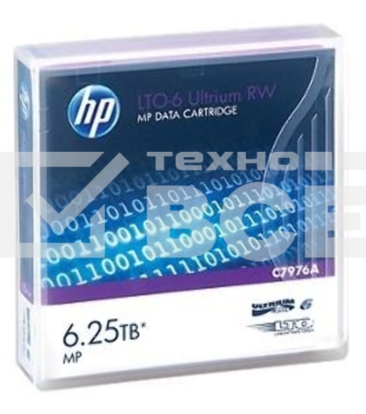 Картридж Hewlett-Packard LTO-6 Ultrium 6.25TB (C7976A)