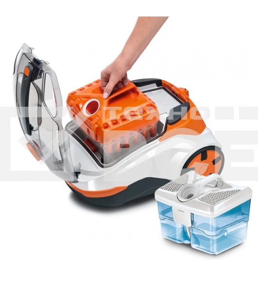 Моющий пылесос Thomas DryBOX + AquaBOX Cat&Dog белый/оранжевый, 325/1700Вт, уборка сухая, пылесборник контейнер 2.6 л
