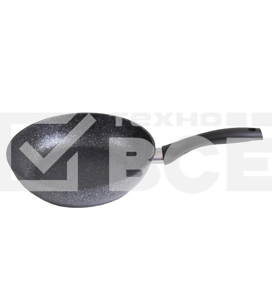 Сковорода Kukmara 220/60 мм с ручкой АП (темный мрамор) СМТ227а