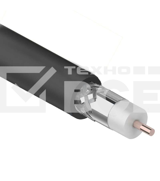 Кабель RG 11/U (75 Ом) 305м Ч (м) Rexant 01-3011