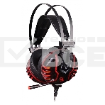 Гарнитура Bloody M615 чёрный, проводная, 3.5 мм, подсветка, фото 1