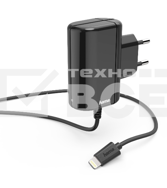 Сетевое зар./устр. Hama H-183267 1A для Apple черный (00183267)