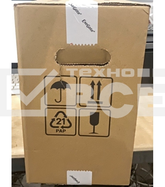 Компьютерный корпус Minitower Exegate BAA-103 Black, mATX, <AAA350, 80mm>, 2*USB, Audio