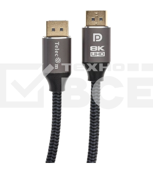 Кабель соединительный DP-DP 1.4V 8K@60Hz  3м, Telecom Pro <TCG750-3M>