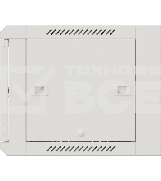 Шкаф коммутационный NTSS Премиум (NTSS-W6U6045GS-2) настенный 6U 600x450мм пер.дв.стекл 60кг серый IP20 сталь