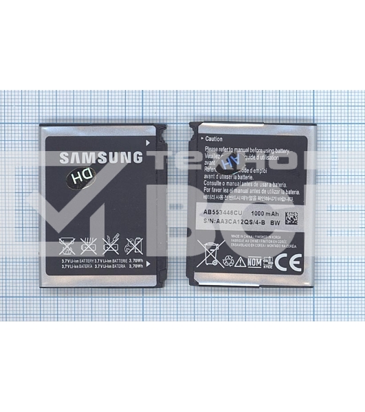 Аккумуляторная батарея AB553446CU для Samsung SGH-A767/F480/F488 3.7V 3.7Wh