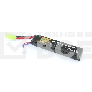 Портативный аккумулятор Li-Pol 11.1v 452096 2000mah разъем mini Tamiya plug