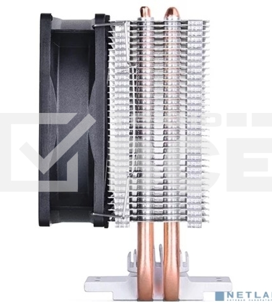 Кулер для процессора DEEPCOOL ICE EDGE MINI FS V2.0 синий, 80 мм, алюминий/медь, 2200 об/мин, 24.7 дБ, 3 pin, 100 Вт, 112 мм