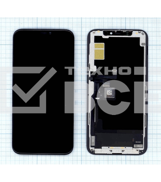 Дисплей (модуль) для Apple iPhone 11 Pro в сборе с тачскрином (OLED JS), черный