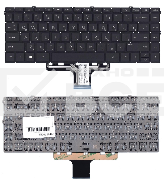 Клавиатура для ноутбука HP Pavilion 14-DV 14-DW черная