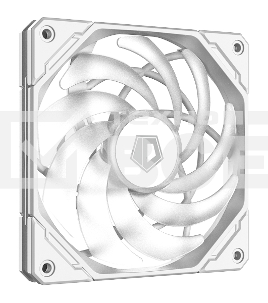 Вентилятор для корпуса ID-Cooling NO-12015-XT ARGb SNOW белый, 120 мм, 2000 об/мин, 31.2 дБ, 4 pin