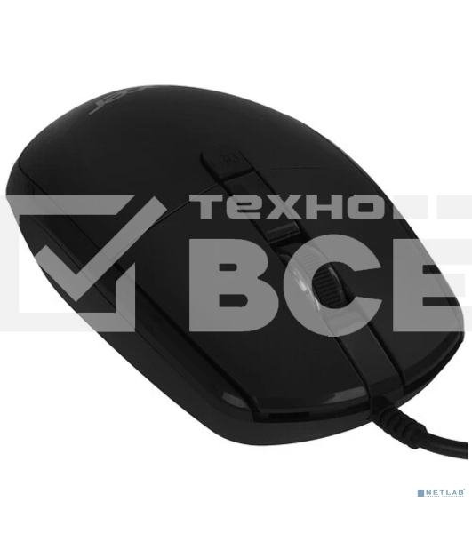 Мышь проводная Acer OMW401 черный, 2000 dpi, USB, кнопки - 4