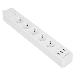 Удлинитель с USB зарядкой Harper UCH-510 White, фото6