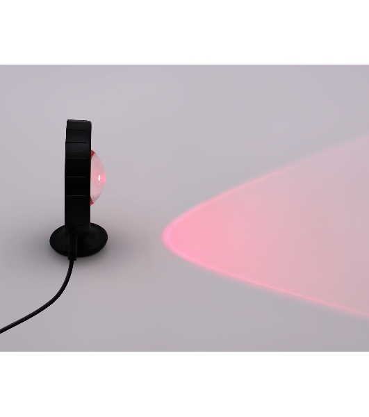 Атмосферная светодиодная настольная лампа Ambrella light DE8383 BK черный LED RGB 3W (ПДУ RGB)
