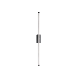 Настенный светодиодный светильник Ambrella light FL6122 BK черный 14W 3000K-6400K 610*45*80