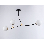 Светитльник Ambrella Light TR2568/3 BK/SB черный/бронза E27/3 max 60W 1130*150*540, фото 1
