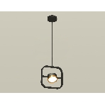 Светильник Ambrella light XB9119103 SBK/PYG черный песок/золото желтое полированное GX53 (C9119, N8124), фото4