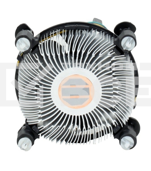 Кулер для процессора Intel Original E41759 серебристый 80мм алюминий  2800rpm 38db 4-pin 80W 45мм