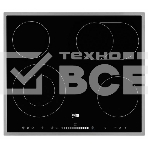 Встраиваемая электрическая варочная поверхность Beko HIC 64503 TX, Черный, фото 1