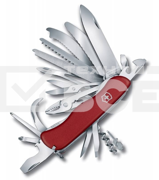 Нож перочинный Victorinox WORK CHAMP XL (0.8564.XL) 111мм 31функций красный