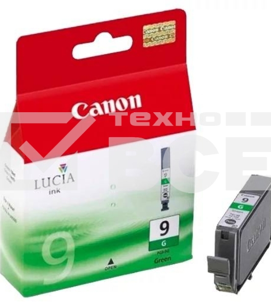 Картридж струйный PGI-9G (1041B001) зеленый (14 мл.) для Canon Pixma 9500 (Mark II)