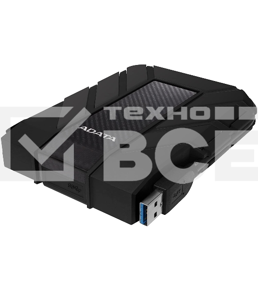Внешний жесткий диск AData USB 3.0 2Tb AHD710-2TU3-CBK DashDrive Durable 2.5