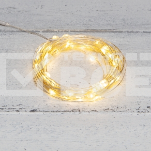 Гирлянда «Роса» 10 м, 100 LED, USB, теплое белое свечение NEON-NIGHT