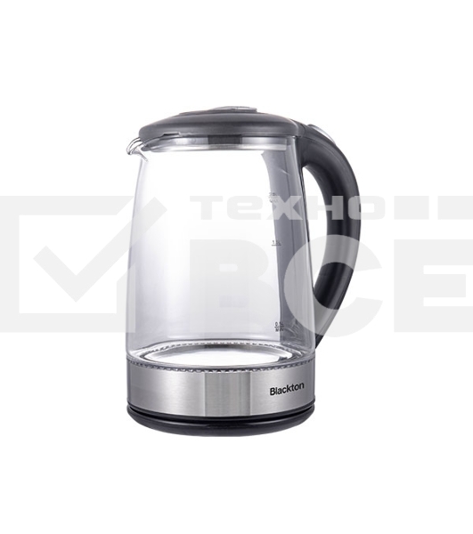 Чайник Blackton Bt KT2026G Черный-Сталь, 1500 Вт, 2.0 л
