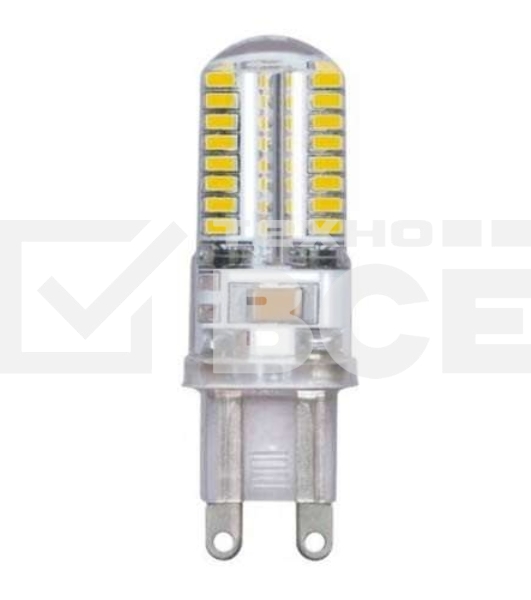 Лампа светодиодная PLED-G9 5Вт капсульная 4000К белый G9 300лм 220-230В JazzWay 1032133B