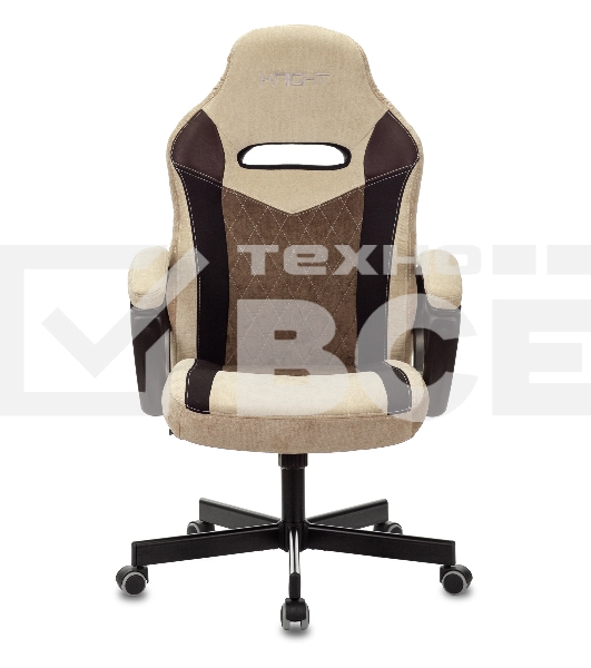 Кресло игровое Бюрократ VIKING 6 KNIGHT BR FABRIC коричневый, крестовина металл/пластик