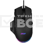 Мышь проводная Acer OMW180 черный, 6400 dpi, USB, кнопки - 9, фото14