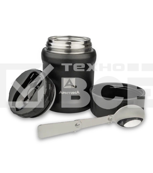 Термос для еды Арктика 311-500 0.5 л. черный, картонная коробка (311-500/BLACK)