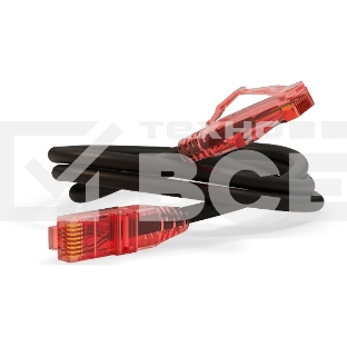 Патч-корд Hyperline PC-LPM-UTP-RJ45-RJ45-C5e-10M-LSZH-BK U/UTP, Cat.5e, LSZH, 10 м, черный