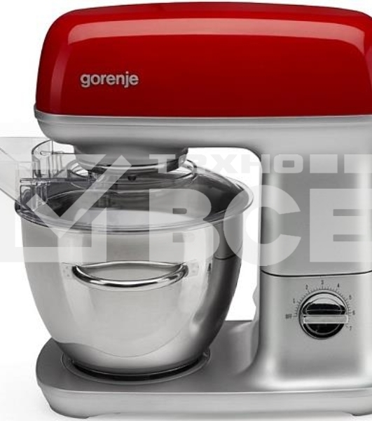 Кухонная машина Gorenje MMC1000RLR планетар.вращ. 1000Вт красный